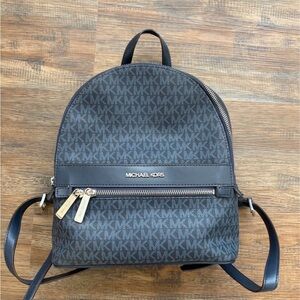 Michael Kors Small Blue Backpack